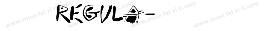 ●大润发粗圆 Regula字体转换